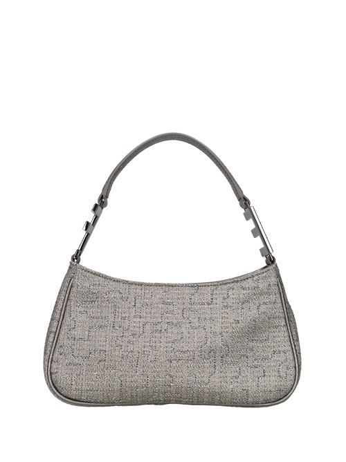 Borsa in pelle e tessuto ELISABETTA FRANCHI | BS-61A-42E2-V340PIOMBO
